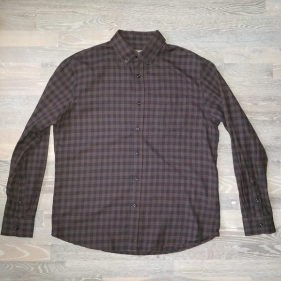 Slate & Stone Plaid Gingham Button Down Shirt XL- Men's Casual - Office - Picture 2 of 4